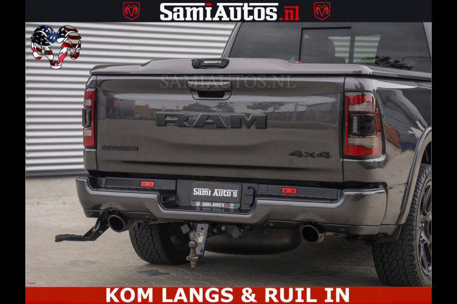 Dodge Ram SPORT LARAMIE 5.7 V8 HEMI | LUCHTVERING | 2023 | PANODAK | GROOTSCHERM | DC | TOP KLEUR GRANITE | CREW CAB | DUBBELE CABINE | 5 PERSOONS |