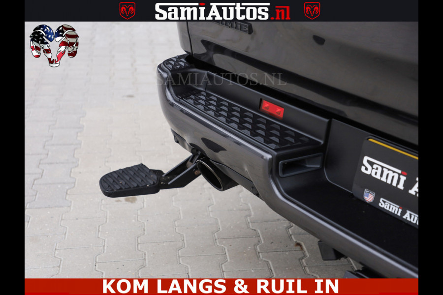Dodge Ram SPORT LARAMIE 5.7 V8 HEMI | LUCHTVERING | 2023 | PANODAK | GROOTSCHERM | DC | TOP KLEUR GRANITE | CREW CAB | DUBBELE CABINE | 5 PERSOONS |