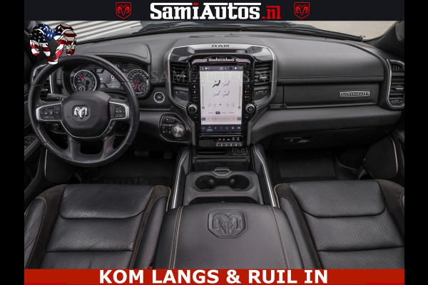 Dodge Ram SPORT LARAMIE 5.7 V8 HEMI | LUCHTVERING | 2023 | PANODAK | GROOTSCHERM | DC | TOP KLEUR GRANITE | CREW CAB | DUBBELE CABINE | 5 PERSOONS |