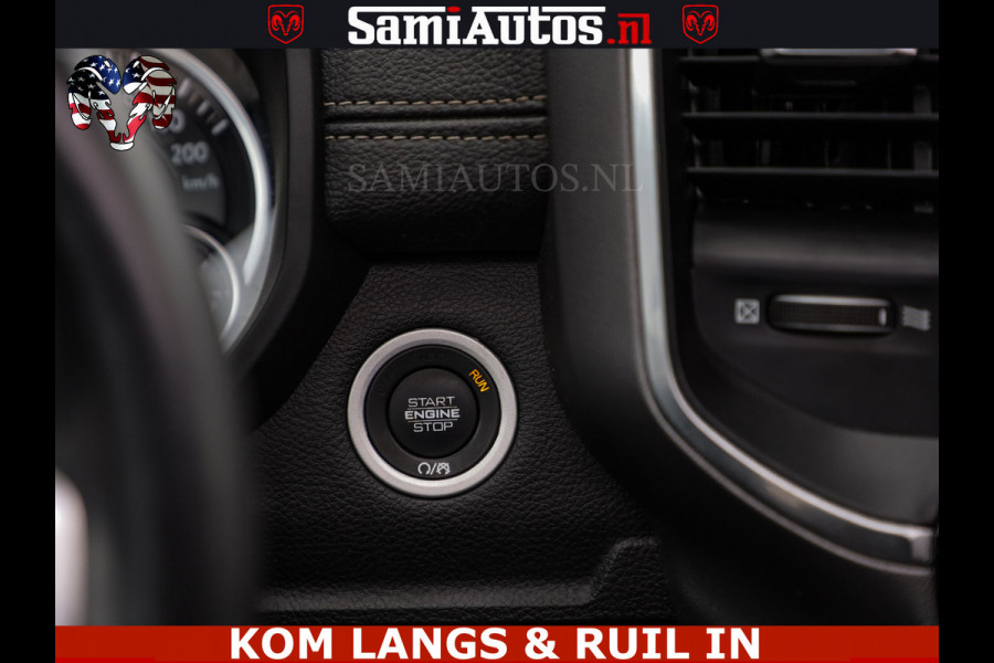 Dodge Ram SPORT LARAMIE 5.7 V8 HEMI | LUCHTVERING | 2023 | PANODAK | GROOTSCHERM | DC | TOP KLEUR GRANITE | CREW CAB | DUBBELE CABINE | 5 PERSOONS |