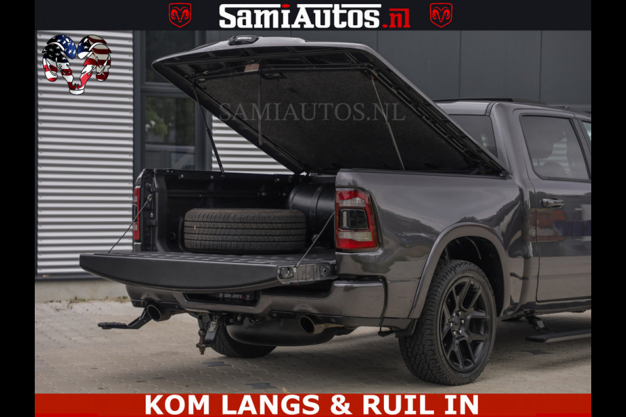 Dodge Ram SPORT LARAMIE 5.7 V8 HEMI | LUCHTVERING | 2023 | PANODAK | GROOTSCHERM | DC | TOP KLEUR GRANITE | CREW CAB | DUBBELE CABINE | 5 PERSOONS |