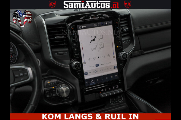 Dodge Ram SPORT LARAMIE 5.7 V8 HEMI | LUCHTVERING | 2023 | PANODAK | GROOTSCHERM | DC | TOP KLEUR GRANITE | CREW CAB | DUBBELE CABINE | 5 PERSOONS |