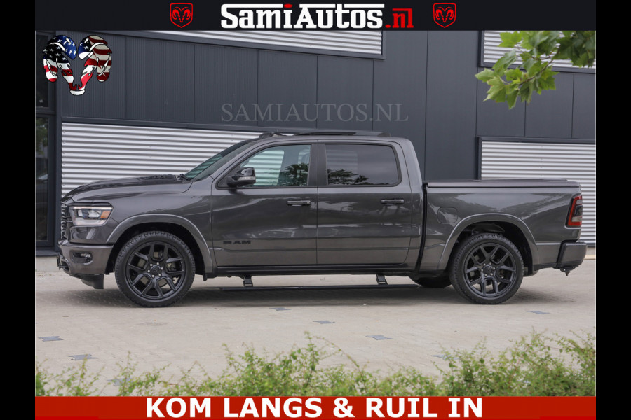 Dodge Ram SPORT LARAMIE 5.7 V8 HEMI | LUCHTVERING | 2023 | PANODAK | GROOTSCHERM | DC | TOP KLEUR GRANITE | CREW CAB | DUBBELE CABINE | 5 PERSOONS |