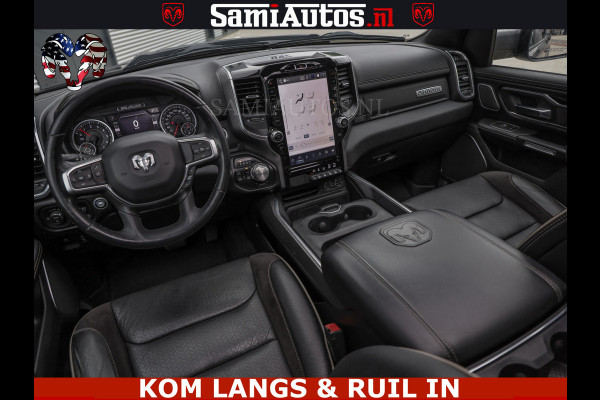 Dodge Ram SPORT LARAMIE 5.7 V8 HEMI | LUCHTVERING | 2023 | PANODAK | GROOTSCHERM | DC | TOP KLEUR GRANITE | CREW CAB | DUBBELE CABINE | 5 PERSOONS |