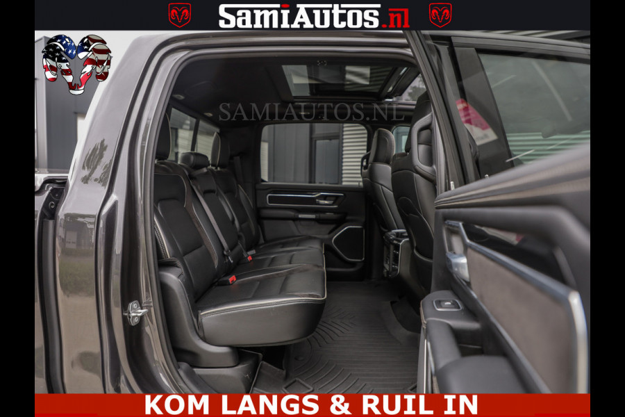 Dodge Ram SPORT LARAMIE 5.7 V8 HEMI | LUCHTVERING | 2023 | PANODAK | GROOTSCHERM | DC | TOP KLEUR GRANITE | CREW CAB | DUBBELE CABINE | 5 PERSOONS |