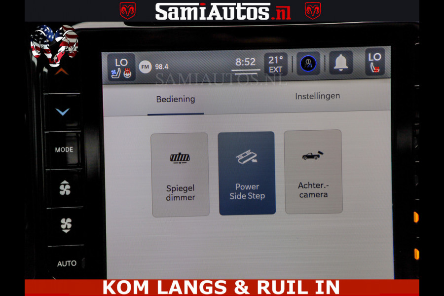 Dodge Ram SPORT LARAMIE 5.7 V8 HEMI | LUCHTVERING | 2023 | PANODAK | GROOTSCHERM | DC | TOP KLEUR GRANITE | CREW CAB | DUBBELE CABINE | 5 PERSOONS |