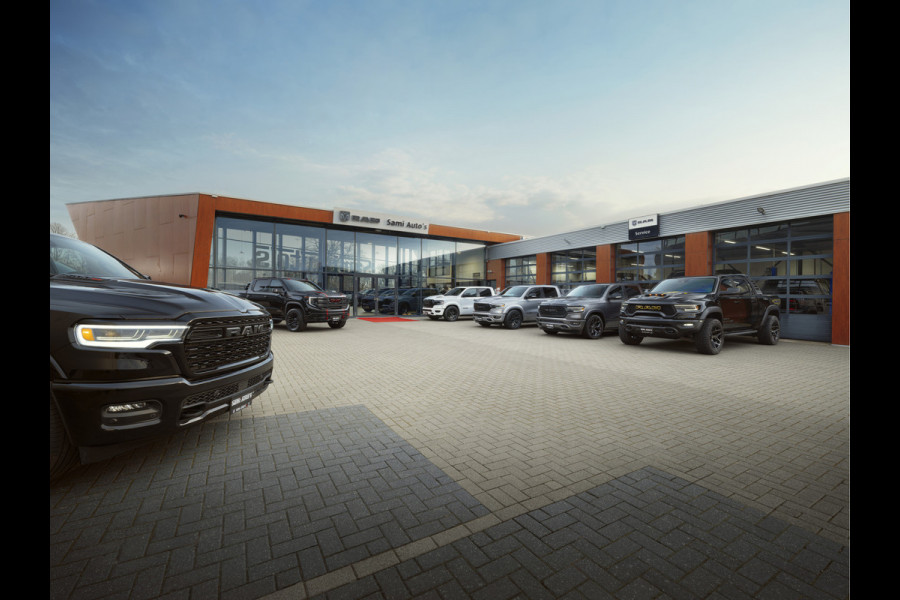 Dodge Ram SPORT LARAMIE 5.7 V8 HEMI | LUCHTVERING | 2023 | PANODAK | GROOTSCHERM | DC | TOP KLEUR GRANITE | CREW CAB | DUBBELE CABINE | 5 PERSOONS |