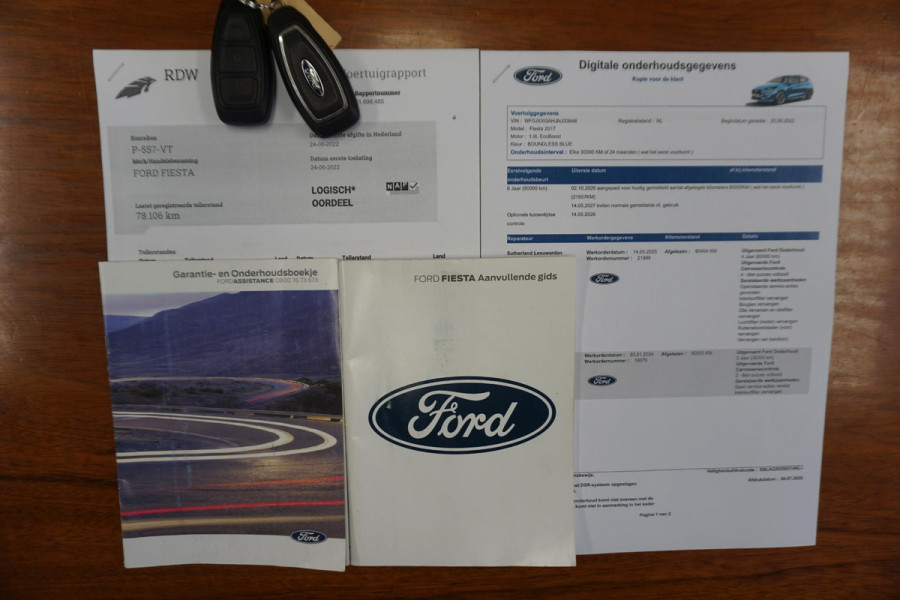 Ford Fiesta 1.0 EcoB 125PK Hybrid ST-Line/Facelift/Camera/ 17Inch/Dealeronderhouden.