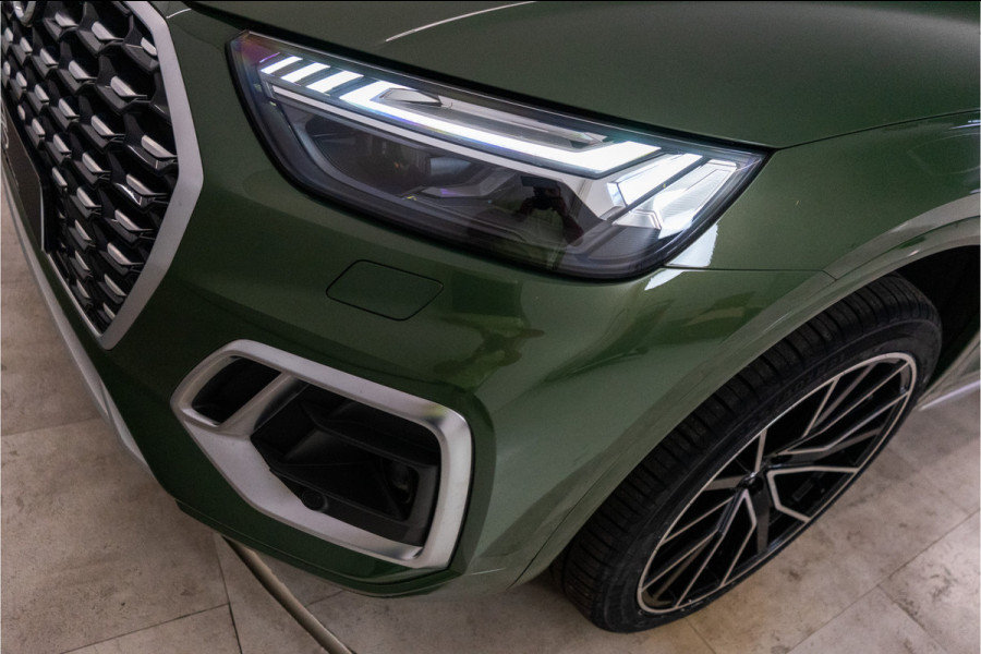 Audi Q5 Sportback 55 TFSI e S Line 367PK | District Green | Pano | Virtual | 21'' | SQ5 Sierstukken | 12 MND Garantie