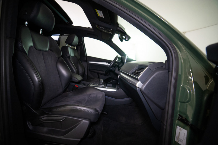 Audi Q5 Sportback 55 TFSI e S Line 367PK | District Green | Pano | Virtual | 21'' | SQ5 Sierstukken | 12 MND Garantie