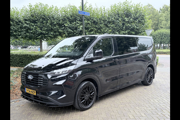 Ford Transit Custom 320 2.0 TDCI L2H1 Dubbel cabine Black Edition 19 inch, Stoelverwarming, Carplay, etc Snoeks Luxe dubbele cabine met alle opties