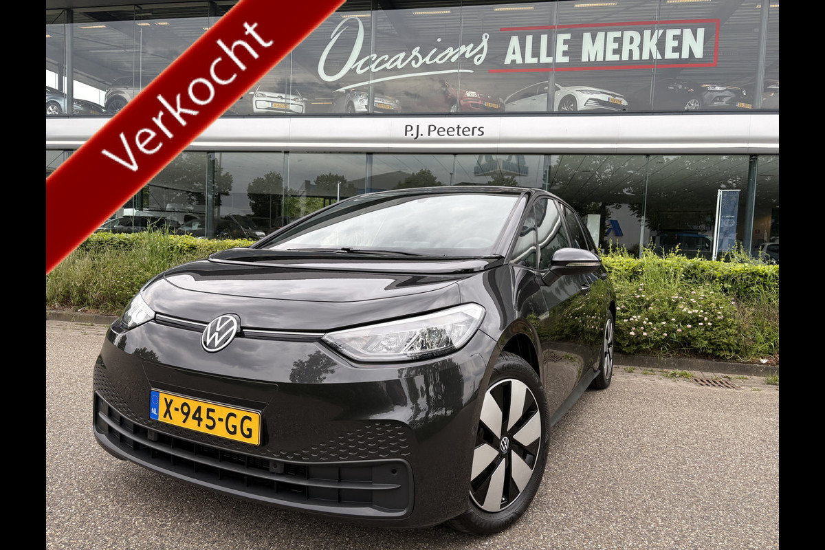Volkswagen ID.3 Pro Advantage 58 kWh Airco - Achteruitrijcamera - Navigatie - Apple carplay - parkeersensoren - Voorstoelen verwarmd - Rondomzicht camera - Licht metalen velgen 18 inch - Radio - Led verlichting  - Stuur multifunctioneel - Cruise control