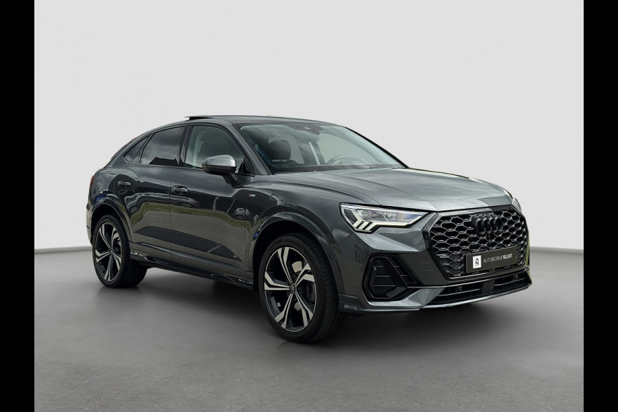 Audi Q3 Sportback 45 TFSI e S-line | Pano | Camera | LED | Black Optic | 20 inch | ACC | Navi | Dealer onderhouden