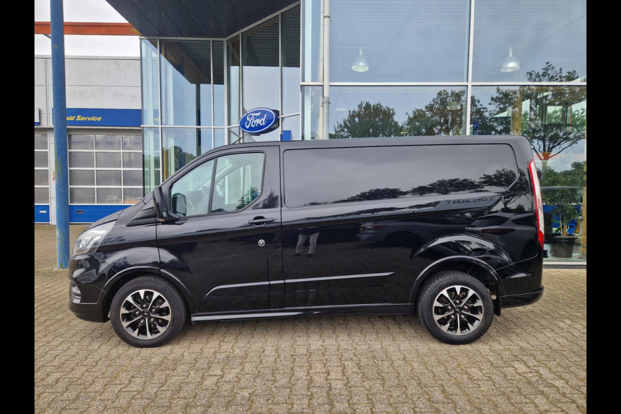 Ford Transit Custom 320 2.0 TDCI L1H1 Sport | 185PK! | ZEER NETTE AUTO! | Bi-Xenon | Winterpack | Navigatie | Camera achter | Led dagrijverlichting | Raptor grille | Leder/stof bekleding