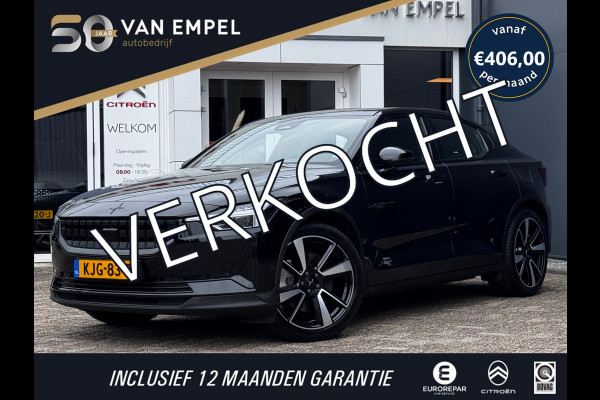 Polestar 2 Standard Range Single Motor 63kWh | 97% SOH | Camera | Memory | Stoelverwarming | Elek. Achterklep