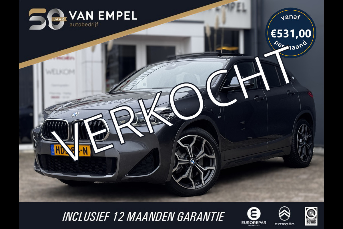 BMW X2 XDrive25e High Executive M-Pakket | Schuif-Kantel dak | Memory | Camera | Stoelverwarming | Elek. Achterklep