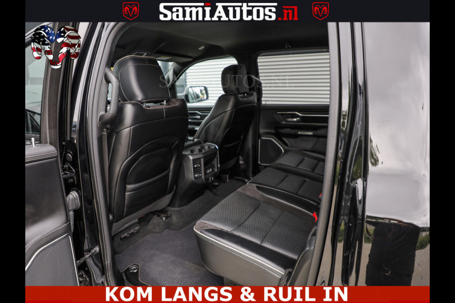 Dodge Ram DE DONDER | 5.7 V8 HEMI | BRONZE BREDE WIELEN | WIDE BODY | OPEN UITLAAT KLEP | ZEER DIK | DUBBELE CABINE | DC | 5 PERSOONS | GRIJS KENETEKEN | BJ 2023 44000KM | FULL LED VERLICHTING | MEGA DIK |