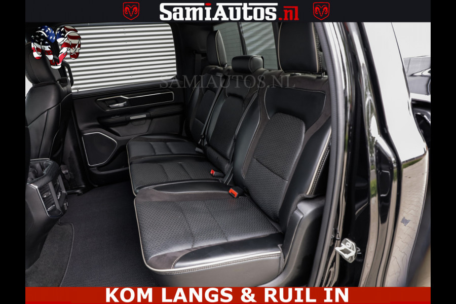 Dodge Ram DE DONDER | 5.7 V8 HEMI | BRONZE BREDE WIELEN | WIDE BODY | OPEN UITLAAT KLEP | ZEER DIK | DUBBELE CABINE | DC | 5 PERSOONS | GRIJS KENETEKEN | BJ 2023 44000KM | FULL LED VERLICHTING | MEGA DIK |