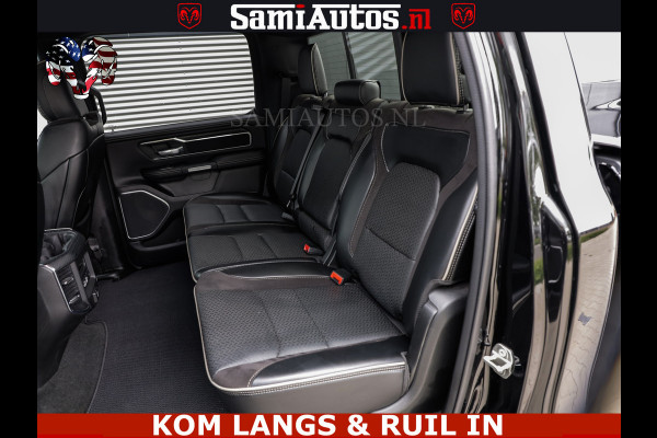 Dodge Ram DE DONDER | 5.7 V8 HEMI | BRONZE BREDE WIELEN | WIDE BODY | OPEN UITLAAT KLEP | ZEER DIK | DUBBELE CABINE | DC | 5 PERSOONS | GRIJS KENETEKEN | BJ 2023 44000KM | FULL LED VERLICHTING | MEGA DIK |