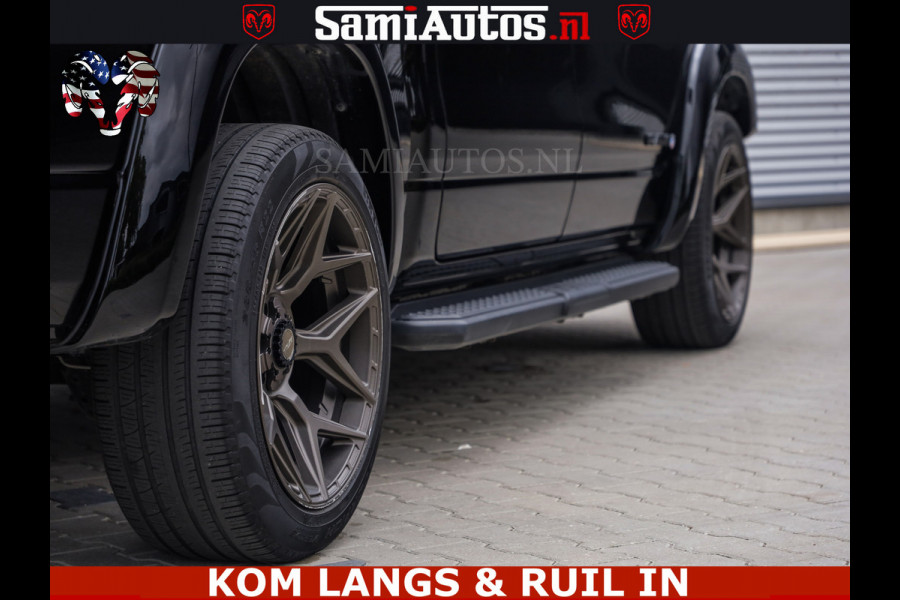 Dodge Ram DE DONDER | 5.7 V8 HEMI | BRONZE BREDE WIELEN | WIDE BODY | OPEN UITLAAT KLEP | ZEER DIK | DUBBELE CABINE | DC | 5 PERSOONS | GRIJS KENETEKEN | BJ 2023 44000KM | FULL LED VERLICHTING | MEGA DIK |