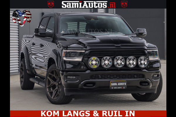 Dodge Ram DE DONDER | 5.7 V8 HEMI | BRONZE BREDE WIELEN | WIDE BODY | OPEN UITLAAT KLEP | ZEER DIK | DUBBELE CABINE | DC | 5 PERSOONS | GRIJS KENETEKEN | BJ 2023 44000KM | FULL LED VERLICHTING | MEGA DIK |