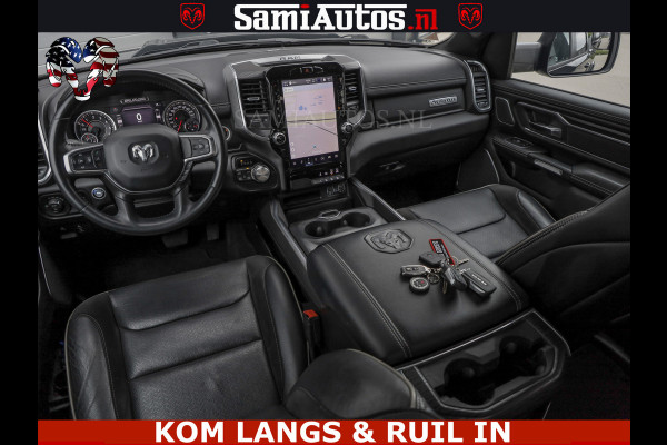 Dodge Ram DE DONDER | 5.7 V8 HEMI | BRONZE BREDE WIELEN | WIDE BODY | OPEN UITLAAT KLEP | ZEER DIK | DUBBELE CABINE | DC | 5 PERSOONS | GRIJS KENETEKEN | BJ 2023 44000KM | FULL LED VERLICHTING | MEGA DIK |