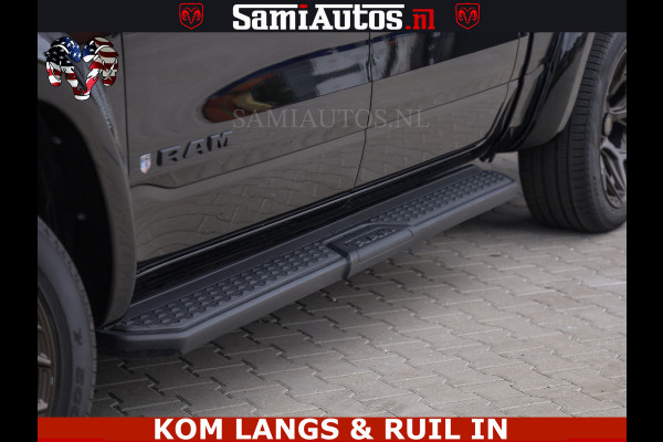 Dodge Ram DE DONDER | 5.7 V8 HEMI | BRONZE BREDE WIELEN | WIDE BODY | OPEN UITLAAT KLEP | ZEER DIK | DUBBELE CABINE | DC | 5 PERSOONS | GRIJS KENETEKEN | BJ 2023 44000KM | FULL LED VERLICHTING | MEGA DIK |