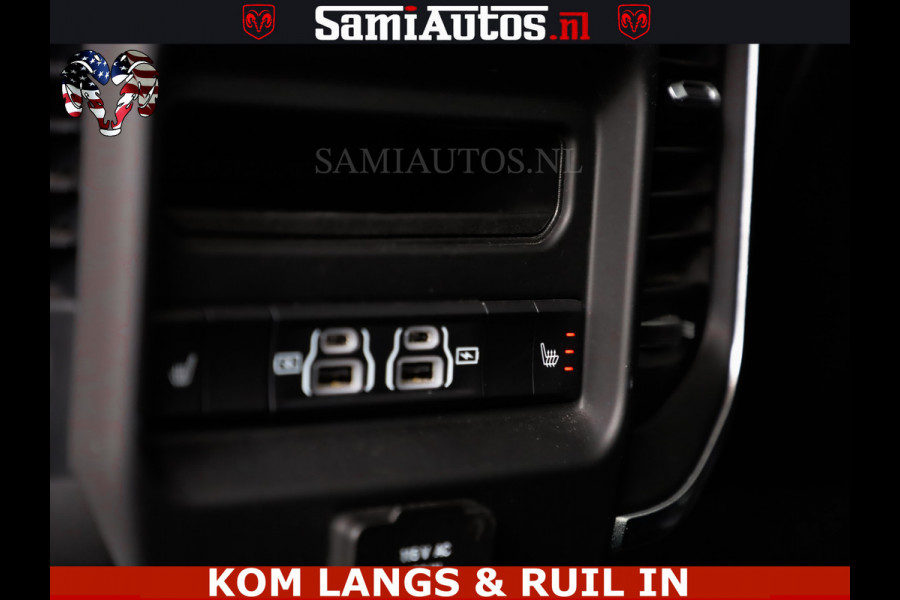Dodge Ram DE DONDER | 5.7 V8 HEMI | BRONZE BREDE WIELEN | WIDE BODY | OPEN UITLAAT KLEP | ZEER DIK | DUBBELE CABINE | DC | 5 PERSOONS | GRIJS KENETEKEN | BJ 2023 44000KM | FULL LED VERLICHTING | MEGA DIK |