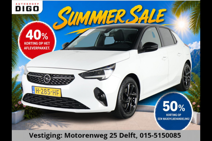 Opel Corsa 1.2 ELEGANCE BLACKLINE 1e EIG GARANTIE TOT 2030* APPLE CARPLAY & ANDRIOD AUTO . CRUISE CONTROL .
