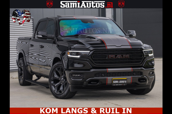 Dodge Ram LIMITED | TRAINHORN | | HUD | UITLAATKLEP | LUCHTVERING | STRIPING | PANODAK | BOM VOL | BLAUW VOORRUIT | 5.7 V8 HEMI 402PK | DC | DUBBELE CABINE | 5 PERSOONS | GRIJSKENTEKEN PICK UP | EERSTE EIGENAAR | OPEN UITLAAT KLEP & TRAIN HORN | | De specialist in Amerikaanse pick‑ups in Nederland en Europa.