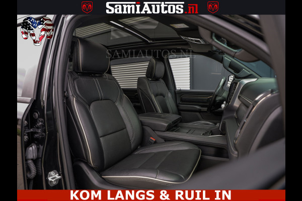 Dodge Ram LIMITED | TRAINHORN | | HUD | UITLAATKLEP | LUCHTVERING | STRIPING | PANODAK | BOM VOL | BLAUW VOORRUIT | 5.7 V8 HEMI 402PK | DC | DUBBELE CABINE | 5 PERSOONS | GRIJSKENTEKEN PICK UP | EERSTE EIGENAAR | OPEN UITLAAT KLEP & TRAIN HORN | | De specialist in Amerikaanse pick‑ups in Nederland en Europa.