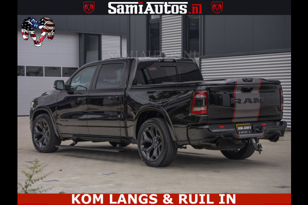 Dodge Ram LIMITED | TRAINHORN | | HUD | UITLAATKLEP | LUCHTVERING | STRIPING | PANODAK | BOM VOL | BLAUW VOORRUIT | 5.7 V8 HEMI 402PK | DC | DUBBELE CABINE | 5 PERSOONS | GRIJSKENTEKEN PICK UP | EERSTE EIGENAAR | OPEN UITLAAT KLEP & TRAIN HORN | | De specialist in Amerikaanse pick‑ups in Nederland en Europa.