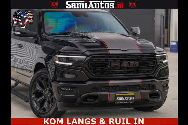 Dodge Ram LIMITED | TRAINHORN | | HUD | UITLAATKLEP | LUCHTVERING | STRIPING | PANODAK | BOM VOL | BLAUW VOORRUIT | 5.7 V8 HEMI 402PK | DC | DUBBELE CABINE | 5 PERSOONS | GRIJSKENTEKEN PICK UP | EERSTE EIGENAAR | OPEN UITLAAT KLEP & TRAIN HORN | | De specialist in Amerikaanse pick‑ups in Nederland en Europa.