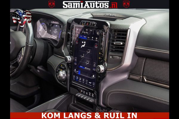 Dodge Ram LIMITED | TRAINHORN | | HUD | UITLAATKLEP | LUCHTVERING | STRIPING | PANODAK | BOM VOL | BLAUW VOORRUIT | 5.7 V8 HEMI 402PK | DC | DUBBELE CABINE | 5 PERSOONS | GRIJSKENTEKEN PICK UP | EERSTE EIGENAAR | OPEN UITLAAT KLEP & TRAIN HORN | | De specialist in Amerikaanse pick‑ups in Nederland en Europa.