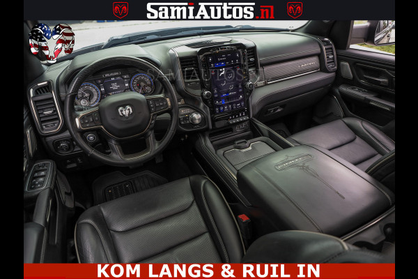 Dodge Ram LIMITED | TRAINHORN | | HUD | UITLAATKLEP | LUCHTVERING | STRIPING | PANODAK | BOM VOL | BLAUW VOORRUIT | 5.7 V8 HEMI 402PK | DC | DUBBELE CABINE | 5 PERSOONS | GRIJSKENTEKEN PICK UP | EERSTE EIGENAAR | OPEN UITLAAT KLEP & TRAIN HORN | | De specialist in Amerikaanse pick‑ups in Nederland en Europa.