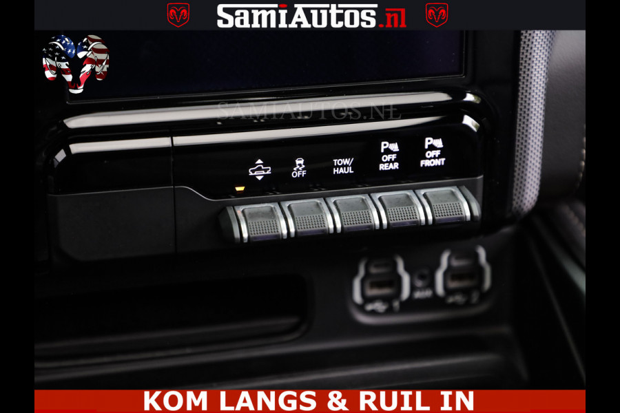Dodge Ram LIMITED | TRAINHORN | | HUD | UITLAATKLEP | LUCHTVERING | STRIPING | PANODAK | BOM VOL | BLAUW VOORRUIT | 5.7 V8 HEMI 402PK | DC | DUBBELE CABINE | 5 PERSOONS | GRIJSKENTEKEN PICK UP | EERSTE EIGENAAR | OPEN UITLAAT KLEP & TRAIN HORN | | De specialist in Amerikaanse pick‑ups in Nederland en Europa.