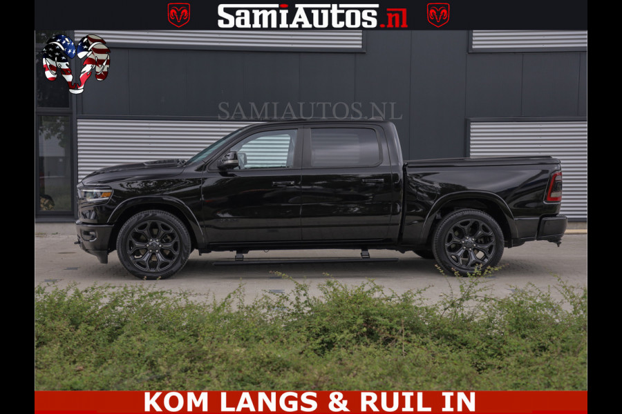 Dodge Ram LIMITED | TRAINHORN | | HUD | UITLAATKLEP | LUCHTVERING | STRIPING | PANODAK | BOM VOL | BLAUW VOORRUIT | 5.7 V8 HEMI 402PK | DC | DUBBELE CABINE | 5 PERSOONS | GRIJSKENTEKEN PICK UP | EERSTE EIGENAAR | OPEN UITLAAT KLEP & TRAIN HORN | | De specialist in Amerikaanse pick‑ups in Nederland en Europa.