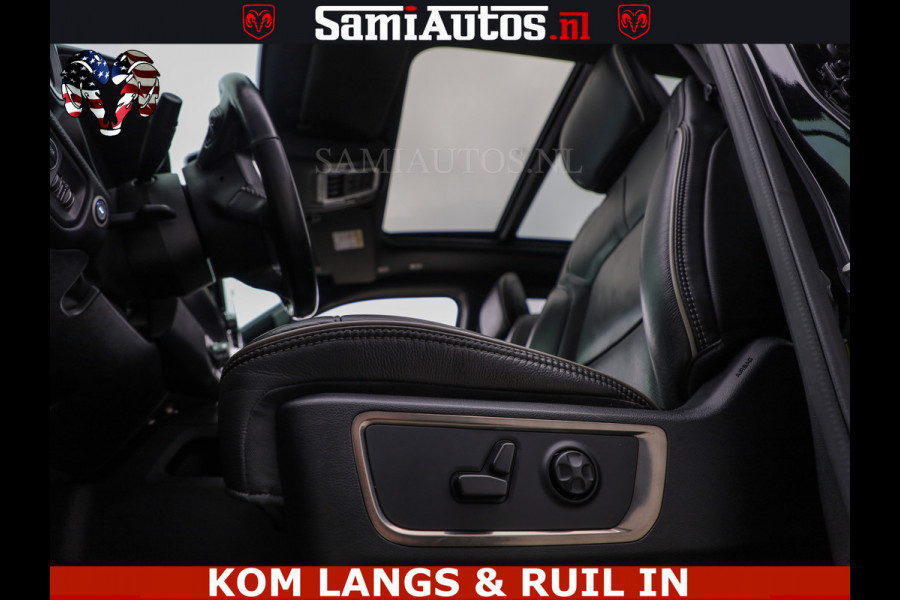 Dodge Ram LIMITED | TRAINHORN | | HUD | UITLAATKLEP | LUCHTVERING | STRIPING | PANODAK | BOM VOL | BLAUW VOORRUIT | 5.7 V8 HEMI 402PK | DC | DUBBELE CABINE | 5 PERSOONS | GRIJSKENTEKEN PICK UP | EERSTE EIGENAAR | OPEN UITLAAT KLEP & TRAIN HORN | | De specialist in Amerikaanse pick‑ups in Nederland en Europa.