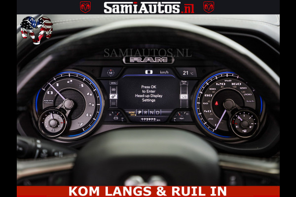 Dodge Ram LIMITED | TRAINHORN | | HUD | UITLAATKLEP | LUCHTVERING | STRIPING | PANODAK | BOM VOL | BLAUW VOORRUIT | 5.7 V8 HEMI 402PK | DC | DUBBELE CABINE | 5 PERSOONS | GRIJSKENTEKEN PICK UP | EERSTE EIGENAAR | OPEN UITLAAT KLEP & TRAIN HORN | | De specialist in Amerikaanse pick‑ups in Nederland en Europa.