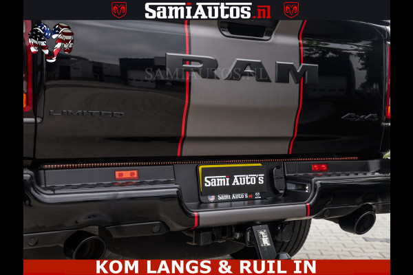 Dodge Ram LIMITED | TRAINHORN | | HUD | UITLAATKLEP | LUCHTVERING | STRIPING | PANODAK | BOM VOL | BLAUW VOORRUIT | 5.7 V8 HEMI 402PK | DC | DUBBELE CABINE | 5 PERSOONS | GRIJSKENTEKEN PICK UP | EERSTE EIGENAAR | OPEN UITLAAT KLEP & TRAIN HORN | | De specialist in Amerikaanse pick‑ups in Nederland en Europa.