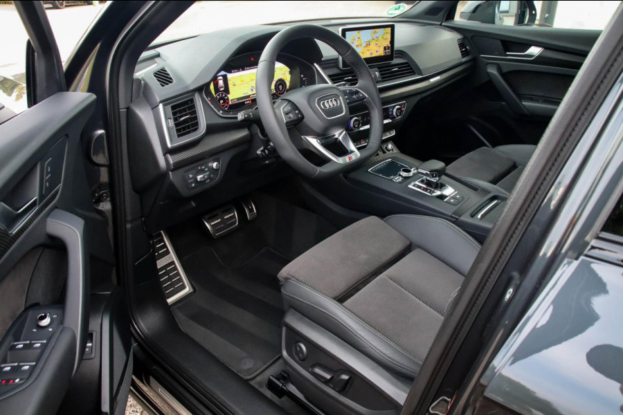 Audi Q5 2.0 TFSI Quattro Pro Line S S-Line 252pk Automaat! 1e Eig|DLR|Luchtvering|Panoramadak|Virtual Cockpit|LED Matrix|B&O|Black