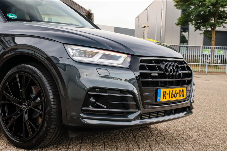 Audi Q5 2.0 TFSI Quattro Pro Line S S-Line 252pk Automaat! 1e Eig|DLR|Luchtvering|Panoramadak|Virtual Cockpit|LED Matrix|B&O|Black
