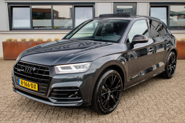 Audi Q5 2.0 TFSI Quattro Pro Line S S-Line 252pk Automaat! 1e Eig|DLR|Luchtvering|Panoramadak|Virtual Cockpit|LED Matrix|B&O|Black
