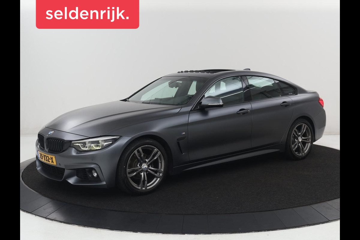 BMW 4 Serie Gran Coupé 418i High Executive | Schuifdak | Trekhaak | Climate control | Navigatie | Camera | Cruise control | Buetooth | DAB+ | Ambianceverlichting