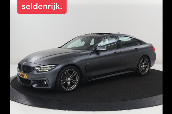 BMW 4 Serie Gran Coupé 418i High Executive | Schuifdak | Trekhaak | Climate control | Navigatie | Camera | Cruise control | Buetooth | DAB+ | Ambianceverlichting