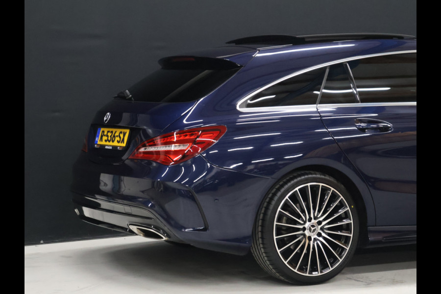 Mercedes-Benz CLA-Klasse Shooting Brake 200 Prestige AMG Line [TREKHAAK AFNEEMBAAR, SCHUIFKANTELDAK, MEMORY SEATS, CAMERA, PDC V+A, CRUISE, BLUETOOTH, CLIMATE, NIEUWSTAAT]