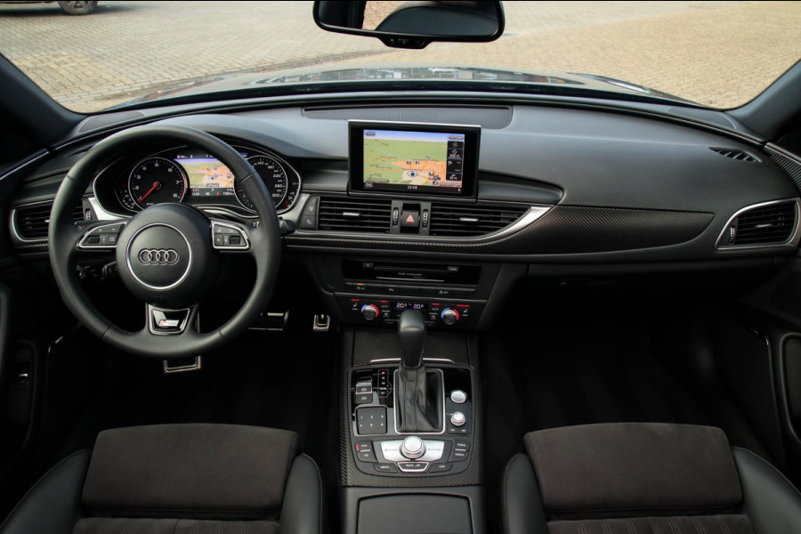 Audi A6 Avant 1.8 TFSI ultra Sport S-Line Automaat 190pk! 1e Eig|DLR|Panoramadak|Lederen sportstoelen|LED Matrix|20inch|BOSE|Black