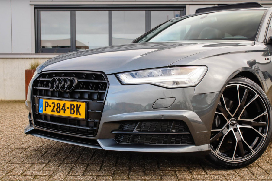 Audi A6 Avant 1.8 TFSI ultra Sport S-Line Automaat 190pk! 1e Eig|DLR|Panoramadak|Lederen sportstoelen|LED Matrix|20inch|BOSE|Black