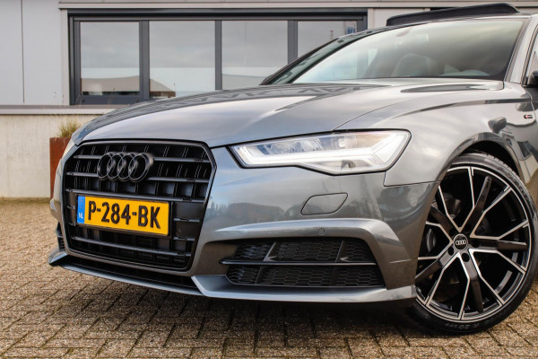 Audi A6 Avant 1.8 TFSI ultra Sport S-Line Automaat 190pk! 1e Eig|DLR|Panoramadak|Lederen sportstoelen|LED Matrix|20inch|BOSE|Black