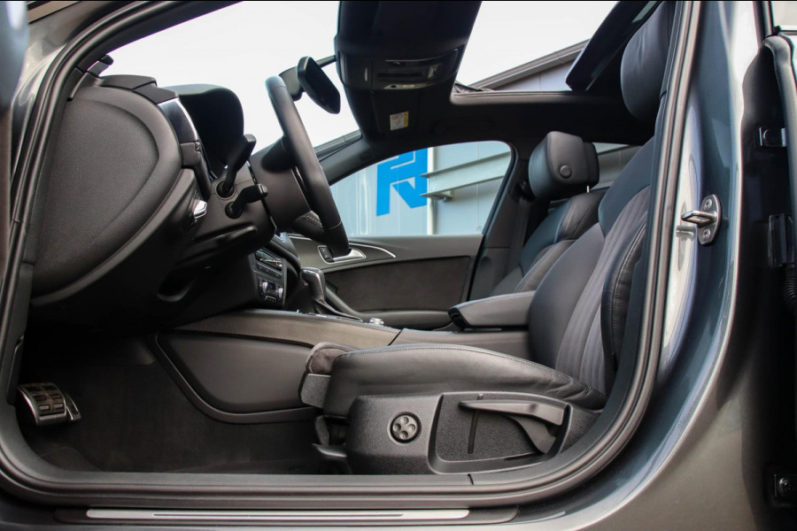 Audi A6 Avant 1.8 TFSI ultra Sport S-Line Automaat 190pk! 1e Eig|DLR|Panoramadak|Lederen sportstoelen|LED Matrix|20inch|BOSE|Black